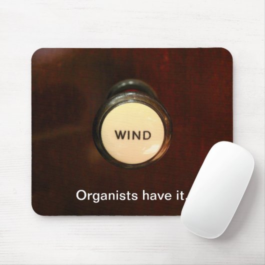 Windtrekstop mousepad muismat (Met muis)