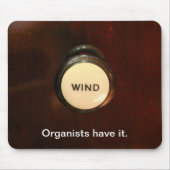 Windtrekstop mousepad muismat (Voorkant)