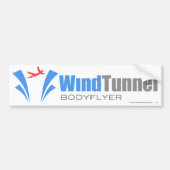 Windtunnel Bodyflyer Bumpersticker (Voorkant)