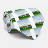 Windturbine bij Lake Stropdas (Opgerold)