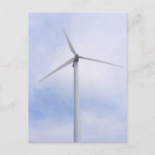 Windturbine ~ briefkaart (Voorkant)
