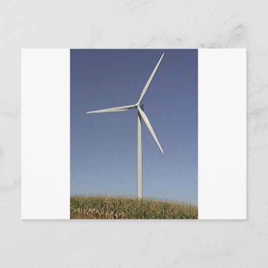 Windturbine Briefkaart (Voorkant)