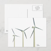Windturbine Briefkaart (Voorkant / Achterkant)