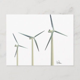 Windturbine Briefkaart