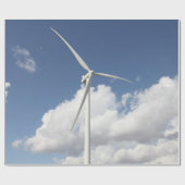 Windturbine Cadeaupapier (Vlak)