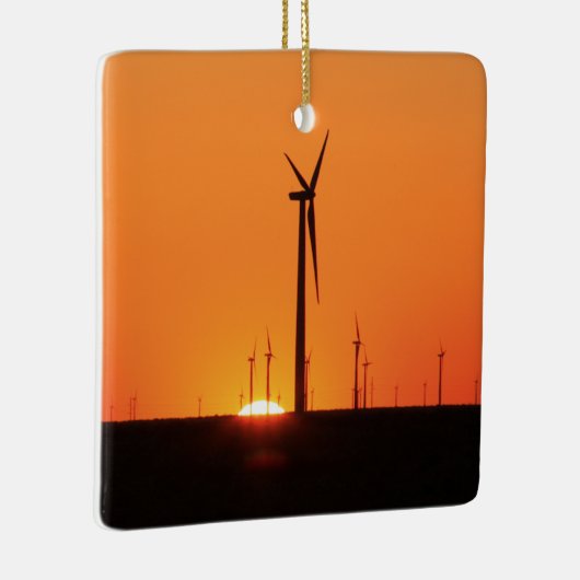 Windturbine Keramisch Ornament (Rechts)