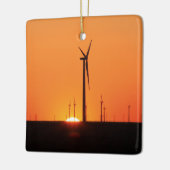 Windturbine Keramisch Ornament (Links)