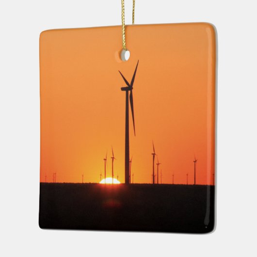 Windturbine Keramisch Ornament (Links)