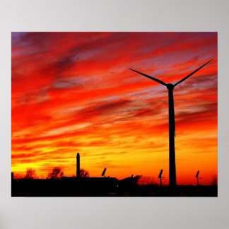 Windturbine Poster