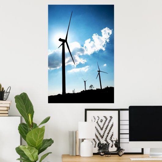 Windturbine Poster (Thuiskantoor)