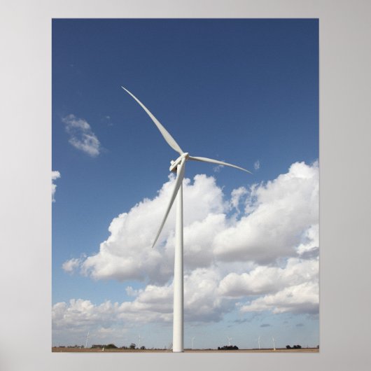 Windturbine Poster (Voorkant)