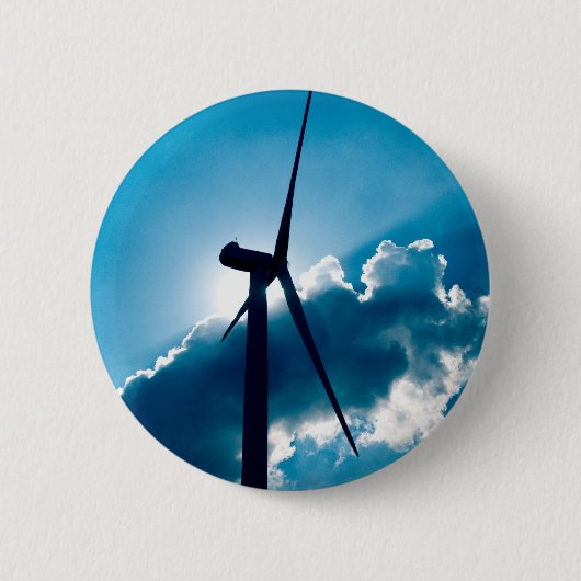 Windturbine Ronde Button 5,7 Cm (Voorkant)