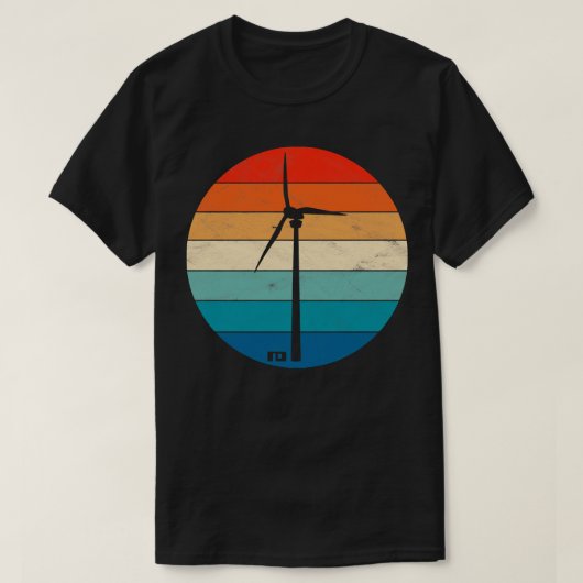 Windturbine T-shirt (Design voorkant)