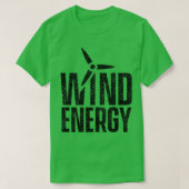 Windturbine windenergie hernieuwbare energie 13 t-shirt (Design voorkant)
