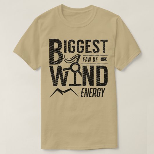 Windturbine windenergie hernieuwbare energie 5 t-shirt (Design voorkant)