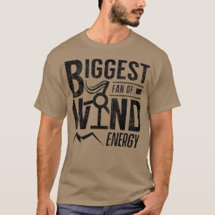 Windturbine windenergie hernieuwbare energie 5 t-shirt