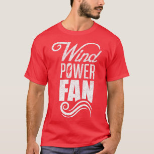 Windturbine windenergie hernieuwbare energie 7 t-shirt