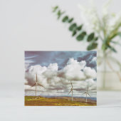 Windturbinegeneratoren Briefkaart (Staand voorkant)