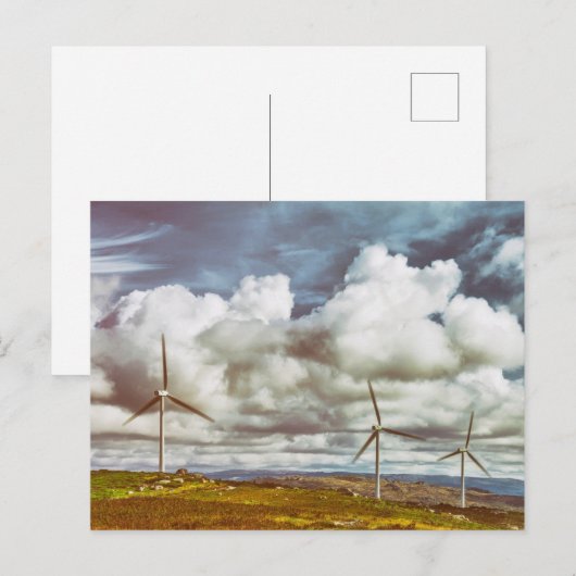Windturbinegeneratoren Briefkaart (Voorkant / Achterkant)