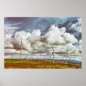 Windturbinegeneratoren Poster (Voorkant)