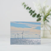 windturbines briefkaart (Staand voorkant)