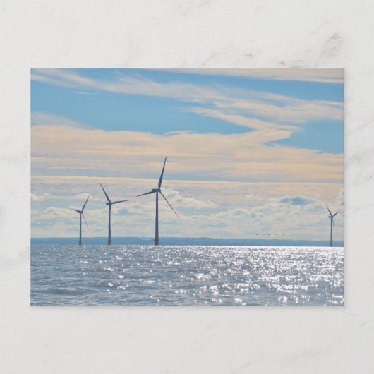 windturbines briefkaart (Voorkant)