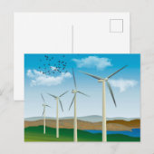 windturbines briefkaart (Voorkant / Achterkant)