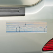 windturbines bumpersticker (Op auto)