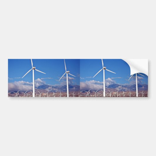 Windturbines Bumpersticker (Voorkant)