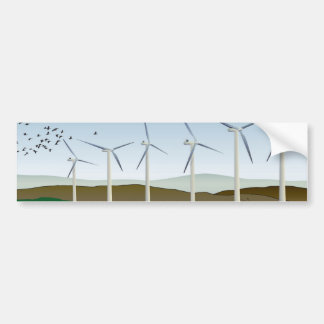 windturbines bumpersticker