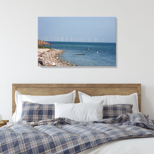 Windturbines Canvas Afdruk (Insitu (Slaapkamer))