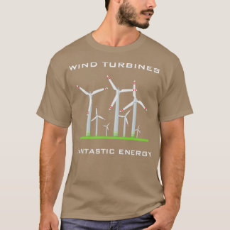 Windturbines fantastische energie t-shirt