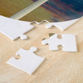 Windturbines Gedekte hemel Legpuzzel (Zijkant)