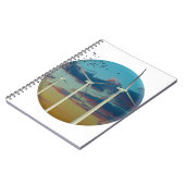 Windturbines Gedekte hemel Notitieboek (Linkerzijde)