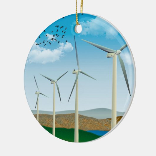 windturbines keramisch ornament (Links)
