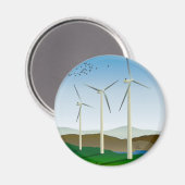 windturbines magneet (Voorkant / Achterkant)