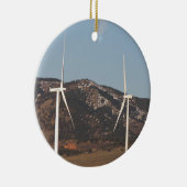 windturbines met een volledig bewegend portret keramisch ornament (Rechts)