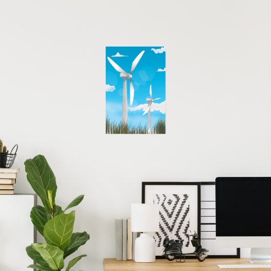 windturbines poster (Thuiskantoor)