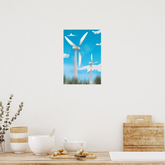 windturbines poster (Keuken)