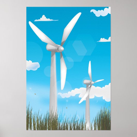 windturbines poster (Voorkant)