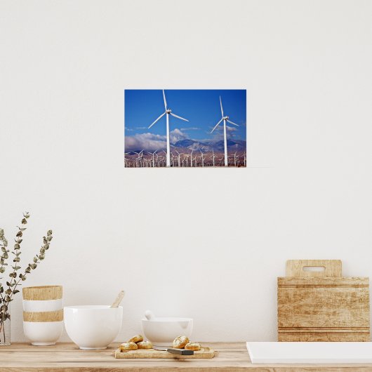 Windturbines Poster (Keuken)