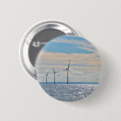 windturbines ronde button 5,7 cm (Voorkant /achterkant)