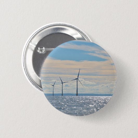 windturbines ronde button 5,7 cm (Voorkant /achterkant)