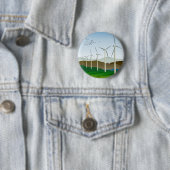 windturbines ronde button 5,7 cm (In situ)