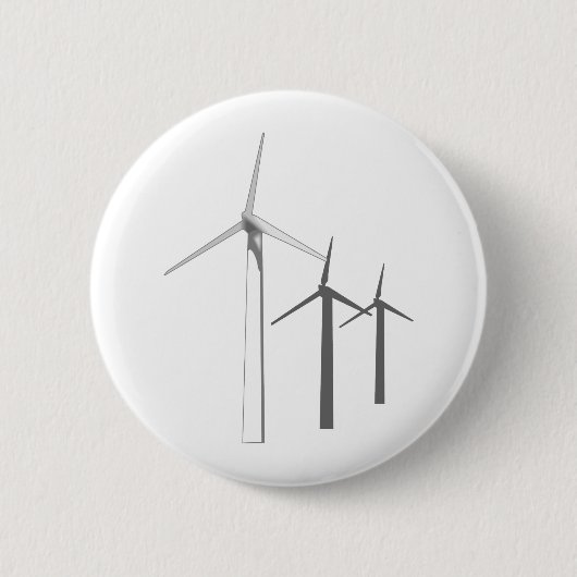 windturbines ronde button 5,7 cm (Voorkant)