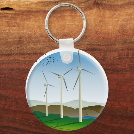windturbines sleutelhanger (Voorkant)