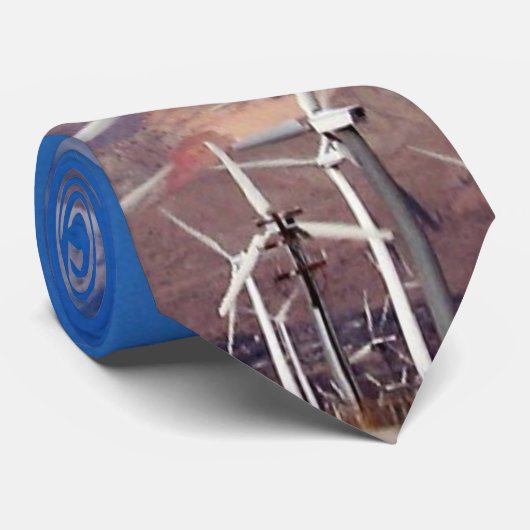 Windturbines Stropdas (Opgerold)