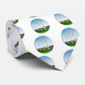 windturbines stropdas (Opgerold)