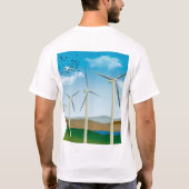 windturbines t-shirt (Achterkant)