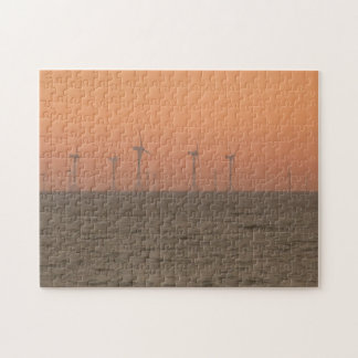windturbines van de kust van Barrow in Furness Legpuzzel
